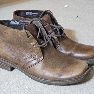 Born Harrison Chukka Boots Shoes Men's Size 10.5 M Brown Leather Casual Lace Up